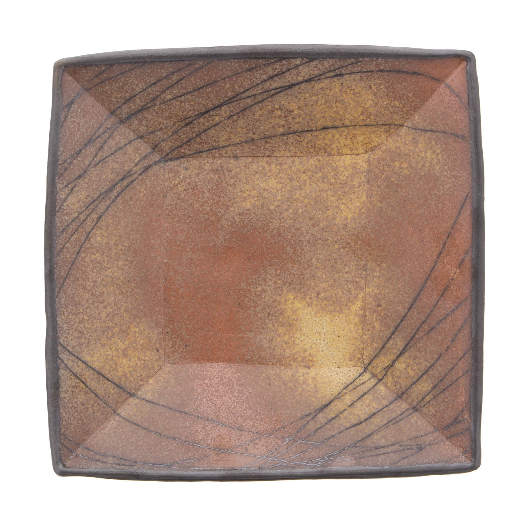 Karl Borgeson, Square Plate, Ceramics