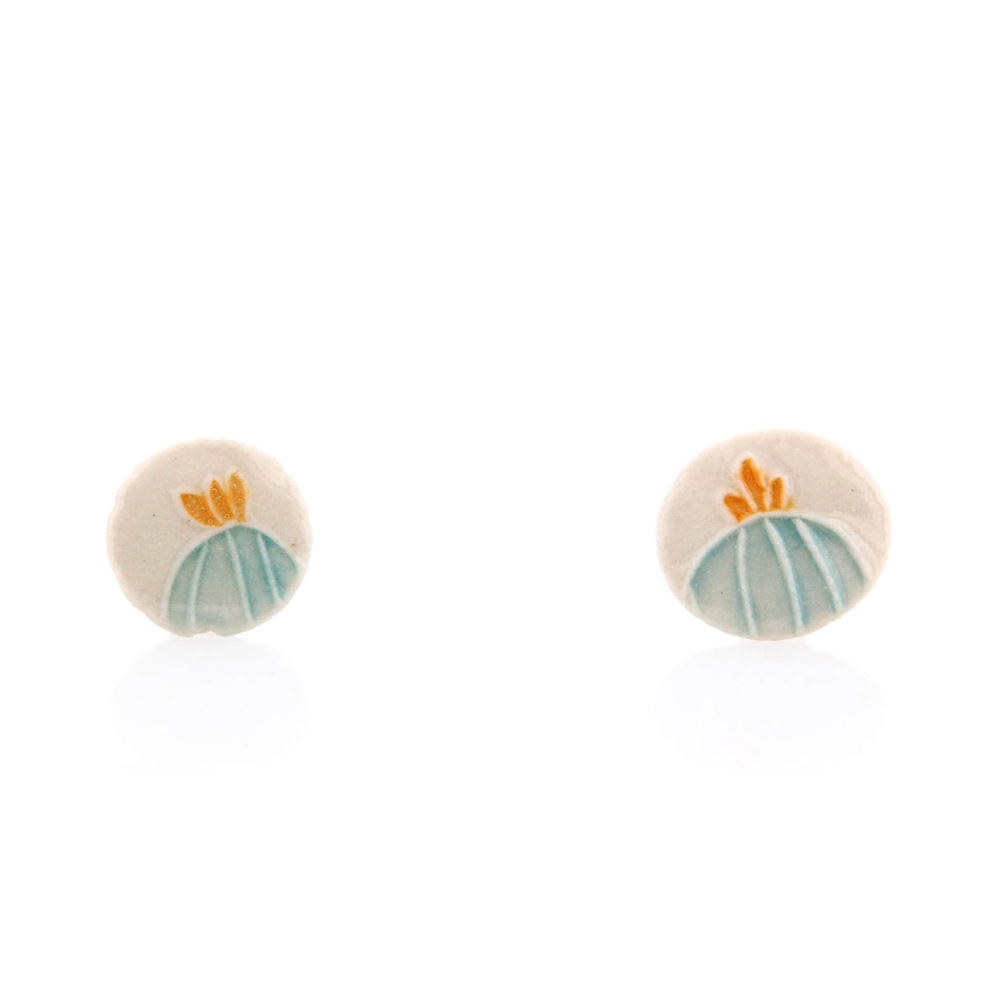 Carole Epp, Porcelain Stud Earrings