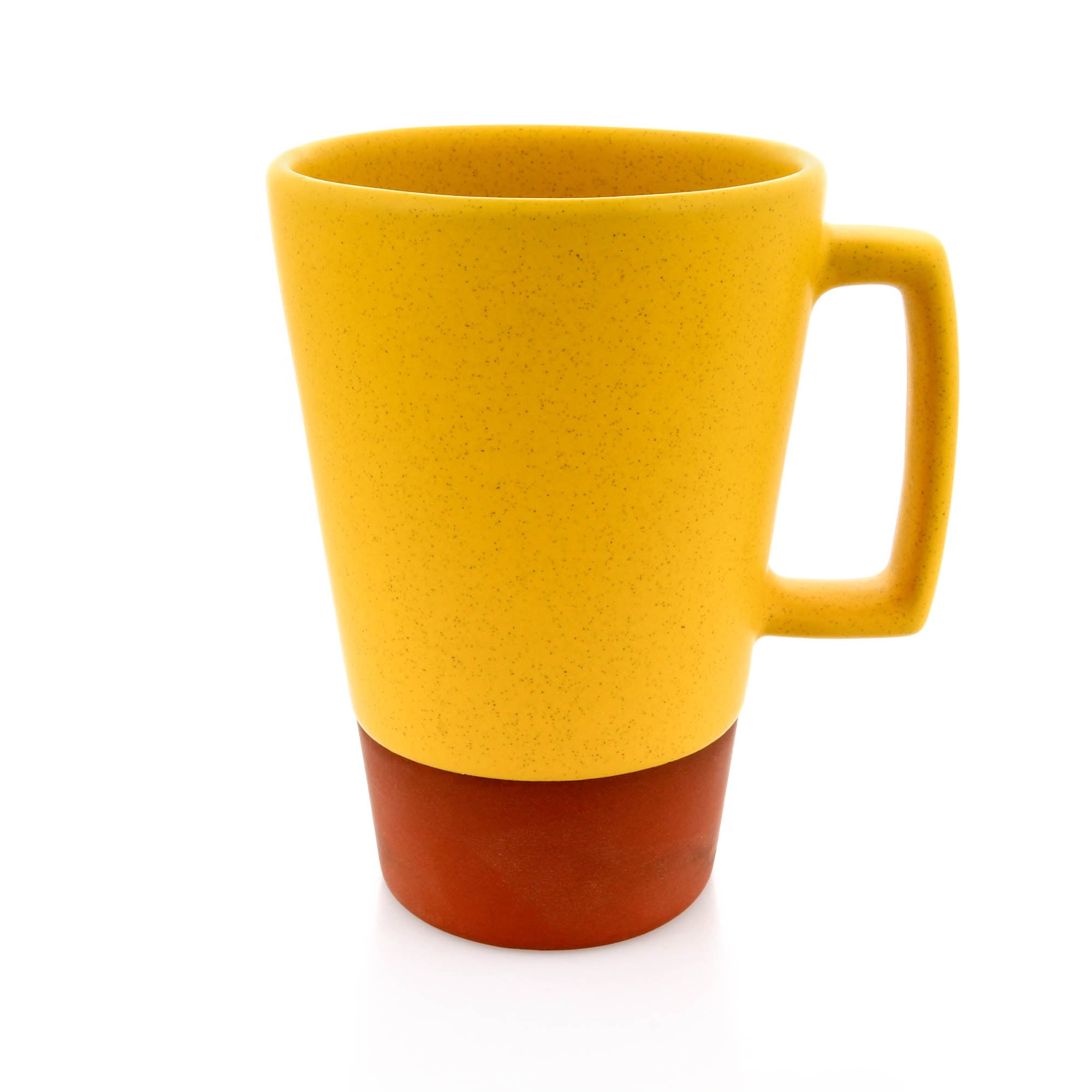 Paul Eshelman, Tall Oval Mug in Yellow, Ceramics